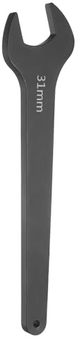 QUARKZMAN Llave De Boca Fija Simple 31mm Métrica Con Ángulo De 15 Grados Y Mango Recto En Forma De U Para Reparación Automotriz Y Ensamble De Muebles