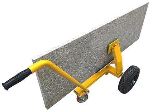 Plataforma rodante autoblocante resistente para mover losas de piedra, transporte de granito y mármol, capacidad de 400 kg, ideal para manejo y transporte seguros de losas