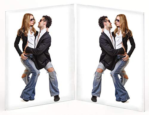 walther design Cornice 13 x 18 cm Arte Vetro Doppia Cornice Ritratto AD1318