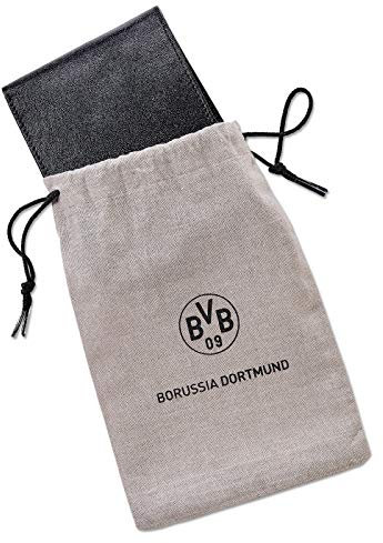 Borussia Dortmund Ledergeldbörse / Geldbörse / Portemonnaie / Geldbeutel / Wallet BVB 09 - plus gratis Aufkleber forever Dortmund