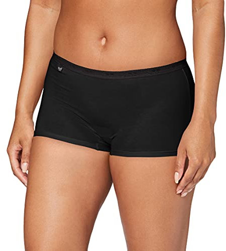 Sloggi Damen Basic+ Short Panty, Schwarz, 38 EU