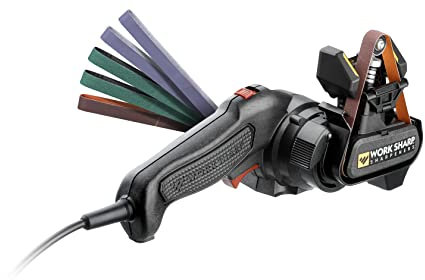 Aiguiseur de couteaux et d'outils WORK SHARP - WSKTS2-E Aiguiseur couteaux professionnel et d'outils améliorés - Le meilleur outil d'affûtage au monde