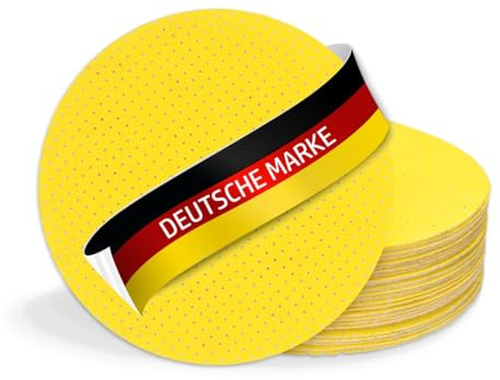BOXTEC Klett-Schleifpapier (perforiert) D225 mit VE 25 Stück f. Trockenbauschleifer Edelkorund, Körnung:P150 (25er-PACK / Ø225)