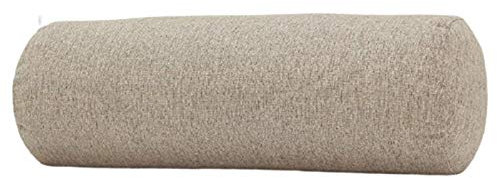 Rundhalskissen,Rolle Nackenrolle, Bequeme Leinen Runde Halswirbelstütze Zum Schlafen,Mit Abnehmbarem,Waschbarem, Ergonomischem Design Für Kopf,Nacken,Rücken Und Beine 5,15x15x40cm