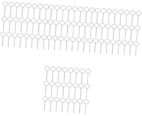 Lurrose 400 pièces Éjecteur Sim Acier Inoxydable Outil Pratique pour Carte Sim Aiguilles de Retrait pour Téléphones Portables Compatibles Stockage Facile et Durable