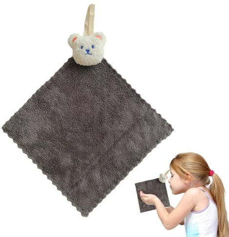 Qumiuu Bärenhandtücher,Cartoon-Bärenhandtuch,Strapazierfähiger, sehr saugfähiger weicher Waschlappen | Strapazierfähiges, sehr saugfähiges Handtuch mit Tiermotiv, weiche Kinderwaschlappen für