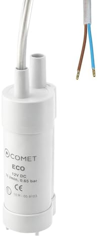 Wamovo Pompa sommergibile 12 V, 0,6 bar, 12 l al minuto, 18 – 24 Watt, pompa dell'acqua potabile