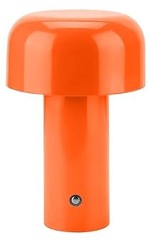 Luxus - Tischlampe Touch - Luna - Orange - H30 x Ø16 - Terrassenlampe - Schreibtischlampe - LED - Wiederaufladbar - Dimmbar - Kabellos - Batteriebetrieben - Tischlampe für innen und außen