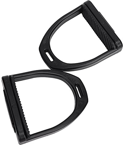 ZJchao Staffe per Cavallo, Pezzi in Plastica Staffe per Cavallo in Plastica Ad Alta Resistenza con Cuscinetto in Gomma Antiscivolo Guida Confortevole (Grandi Dimensioni 3,8x7,8 cm)
