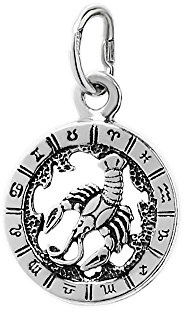 NKlaus Silver 925 sterlingsilver kedja hänge horoskop stjärntecken cancer 6320