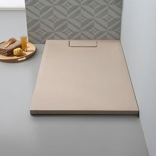 PLATO DE DUCHA DE RESINA 70X100 EFECTO PIEDRA BEIGE | MART