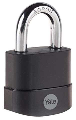 Yale - Y227B/55/126/1 Maximum Security 55mm Protector Weatherproof Padlock - Open Boron Shackle - 3 Keys