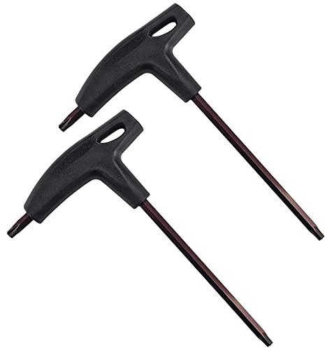 NA 2 Pcs Alloy Steel Bike Beake Disc Wrenchs Bicycle Brake Disc Removal Tools T Shape Hexagon Wrenchs for Road Bike Mountain Bike etc