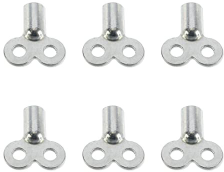 6 llaves de purga de radiador: llave de radiador para facilitar la purga – Llave de purga ideal para todos los radiadores llave de ventilación del radiador para ventilación adecuada para calentadores