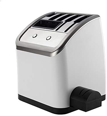 Bloque de Cuchillos magnético de Cocina de Acero Inoxidable Juego de portacuchillos con afilador de Cuchillos