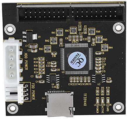 Wendry SD to IDE Adapter, SD to 3.5 IDE SD/SDHC/SDXC/MMC Memory Card for IDE 40 Pin Connector Adapter, Support for PIO, Multi-Word DMA and Super DMA Data Transfer Mode