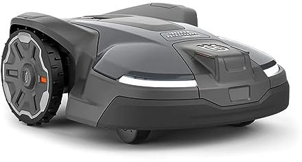 Robot Tagliaerba Husqvarna Automower 450X Nera senza Filo Perimetrale per prati fino a 5000m² | Gestito da app, Serie X-line completamente automatica, senza Kit modulo EPOS GPS