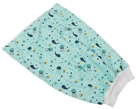 Tragbare Inkontinenzeinlage, Feuchtigkeitsableitend, Atmungsaktiv, Elastischer Bund, Hautfreundlich, Waschbarer Windelrock für Nickerchen oder Nachtschlaf (L)