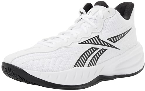 Reebok Baskets Press Unisexes, White Core Black Barely Grey, 47 EU