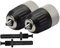 Unibos | 2 PCs 1-13MM Keyless Drill Chuck with SDS Plus Adaptor, Professional Heavy Duty 1/2-20UNF Mount Quick Change Drill Chuck Adapter Converter Tool (2)