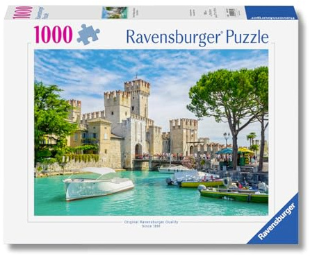 Ravensburger Puzzle 1000 Pezzi, Lago Garda – Puzzle Adulti +14 anni, 70 x 50 cm, Puzzle per Adulti Paesaggi, Collezione Italia, Idee Regalo