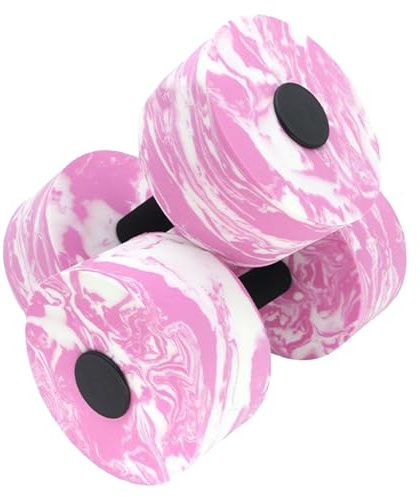 Aquatic Exercise Dumbbells, EVA Foam Dumbbell Set, Aqua Weight Water Dumbbells, for Water Aerobics Weight Loss, Swimming Training Fitness Equipment