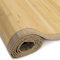 Homestyle4u 247, Bambusteppich 80x240 cm Natur Bambusmatte Bad rutschfest Teppich mit Bordüre