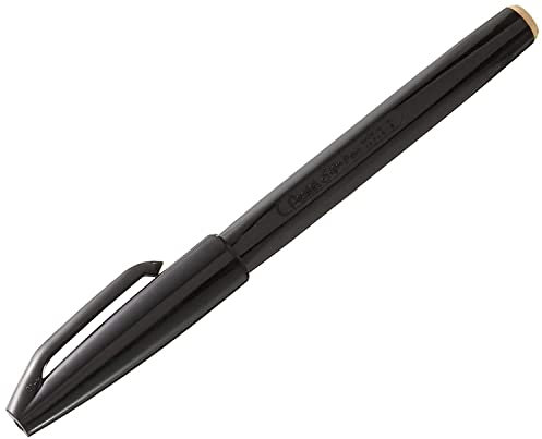 Pentel S520 Original Sign Pen Fibre Tip Marker Fineliner Pens - 2mm Nib - 1mm Line - Black Ink - Single