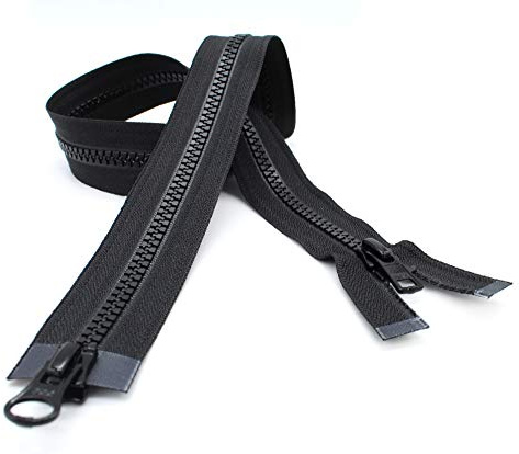 YKK Vislon 2-Way Separating Zipper, 26, Black