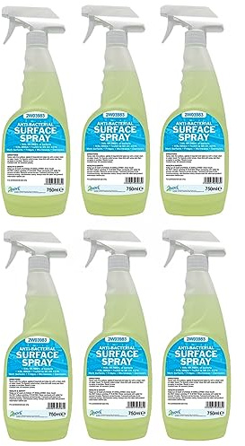 2Work Antibacterial Surface Spray 750ml (Pack of 6) 2W04586