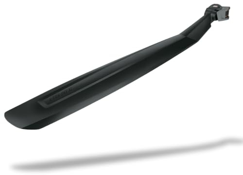 SKS GERMANY X-TRA-Dry XL Hinterrad-Schutzblech, Fahrradzubehör (Superleichter und extrem Stabiler Fahrradschutz, Schnellverschluss, bis max. 2,5 Zoll Reifenbreite, Fahrradzubehör), schwarz