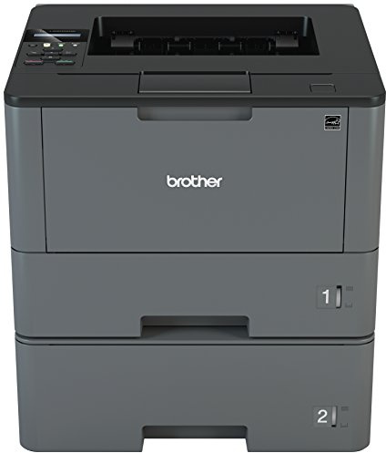 Brother Monochrome Laser Printer, HL-L5200DWT, Duplex Printing, Wireless Networking, Dual Paper Trays, Mobile Printing, Amazon Dash Replenishment Ready