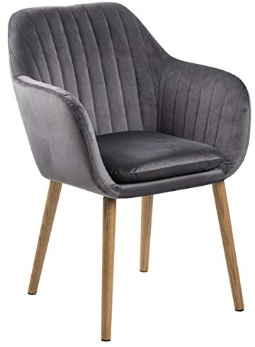AC Design Furniture Wendy stol Längsöm B: 57 T: 61 H: 83 cm Mörkgrå Vic