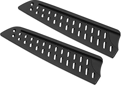 PATIKIL PP Seguridad Cuchillo Funda Mangas para 7 Santoku Cuchillo, 2 Paquete Cuchillos Filo Guardia Hoja Protector Universal Cuchillo Funda Portátil para Cocina, Negro