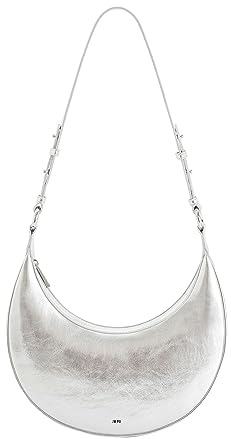 JW PEI Women's Carly Saddle Bag - Silver - Medium