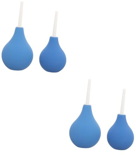 Ipetboom 4piezas Limpiador De Oídos Para Adultos y De Lavado De Oídos Squeeze Bulb Para Limpieza De Cerumen