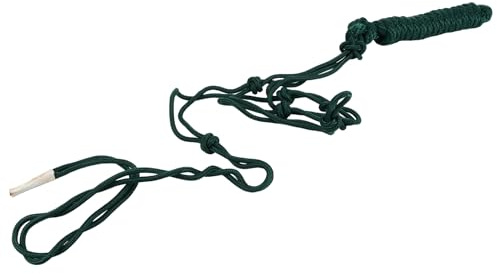 Yctze Cabestro de Cuerda con Nudos Múltiples Cómodo Listo para Vestir Poliéster para Entrenamiento y Actividades Diarias de Equitación (Green)