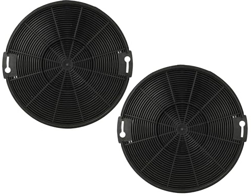 vhbw 2x Filtres à charbon actif remplacement pour Franke 112.0067.942 | pour hotte aspirante - 15 cm
