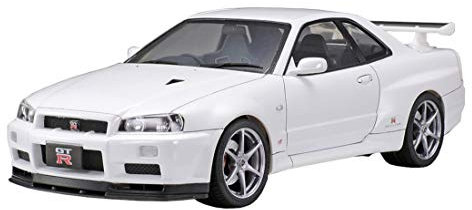 TAMIYA 24258 1:24 Nissan Skyline GT-R R34 V-Spec II - Modellbau, Plastik Bausatz, Hobby, Basteln, Kleben, Modellbausatz, Modell, Plastikmodellbau, Mittel