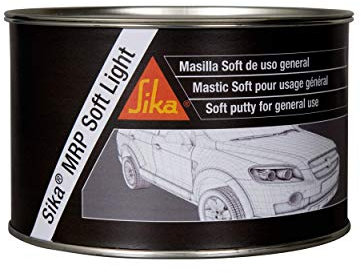 SIKA - Mastic de rebouchage/rinition - Sika MRP Soft Light Jaune Clair - Mastic de rebouchage et finition - Facile à poncer - Facile à appliquer - 1.68kg