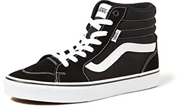 Vans Damen Filmore Hi Sneaker, Suede Canvas Black White, 36 EU