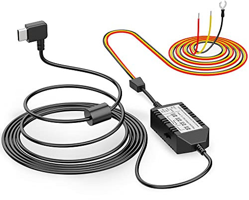 VIOFO HK4 Acc Hardwire Kabel nur für A329/A329S/ T130 / A119 Mini 2/ WM1 / A229 / A139 Serie, Aktiviert den Parkmodus und den Niederspannungsschutz, Sicherung ist erforderlich (separat kaufen sollten)