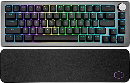 Cooler Master CK721 Wireless 65% RGB Teclado mecánico para Juegos, Gris