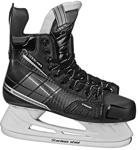 Tour Código LX Patines de Hockey sobre Hielo, Unisex, Negro, 40,5 EU