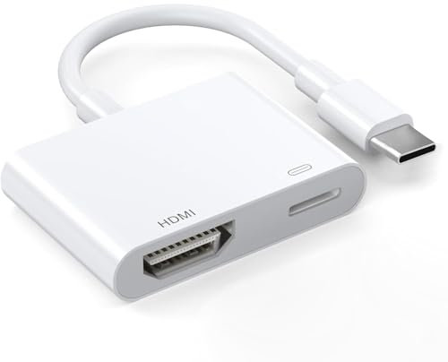 Apple MFi-zertifizierter USB-C-auf-HDMI-Adapter, 4K @ 60Hz für iPhone 16, 15, MacBook Pro Air, iPad Pro, digitales AV-HDMI-2.0-Kabel, kompatibel mit Samsung Galaxy S24