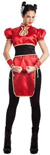 Boland - Costume de combattant pour femme 6 pièces, costume de carnaval ou de fête à thème, costume de ninja