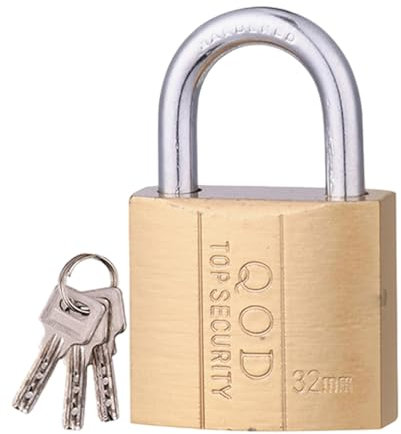 Cadenas haute sécurité avec 3 clés - Cadenas à bagages, cadenas pour casier, cadenas et jeu de clés pour armoire de salle de sport de la sc Generic