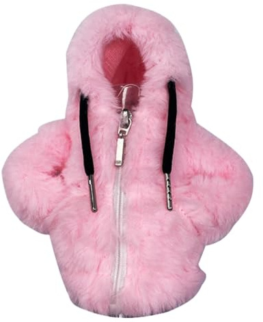 Housse de levier de vitesse à capuche pour pommeau de levier de vitesse de voiture, housse de levier de vitesse en peluche, décoration de voiture, accessoire d'intérieur mignon pour voiture, SUV