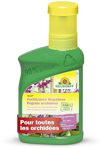 Neudorff Azet Engrais orchidées – Engrais 100% naturel pour une croissance rapide et des fleurs d'orchidées durables pour toutes les orchidées, 250 ml
