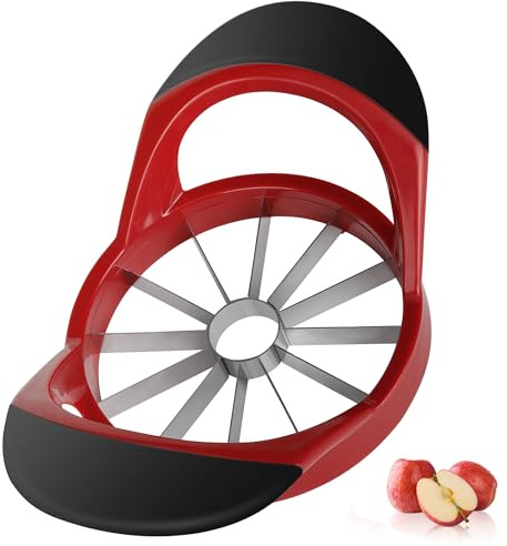 TONQDPE Affettatrice per mele da 12 lame affilate, strumento di corer per mele, facile gadget